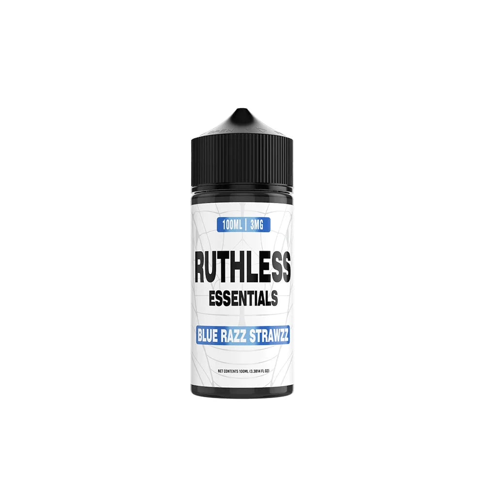 Blue Razz Strawzz E-Liquid Ruthless Essentials 