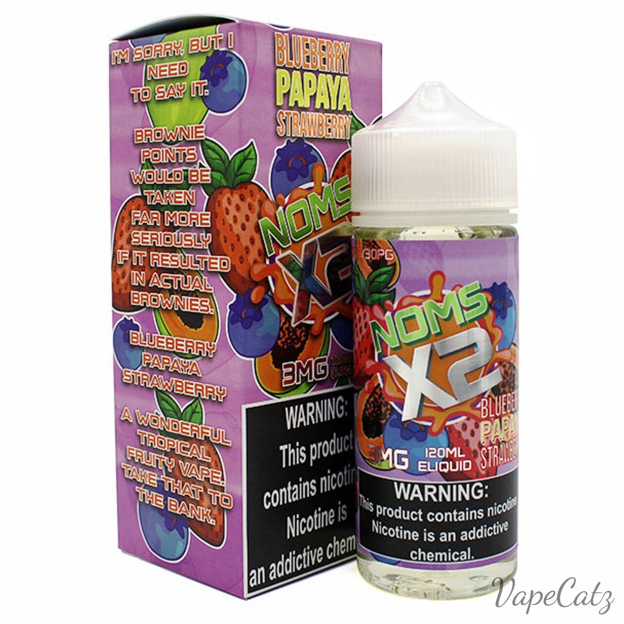 Blueberry Papaya Strawberry E-Liquid Nomenon 