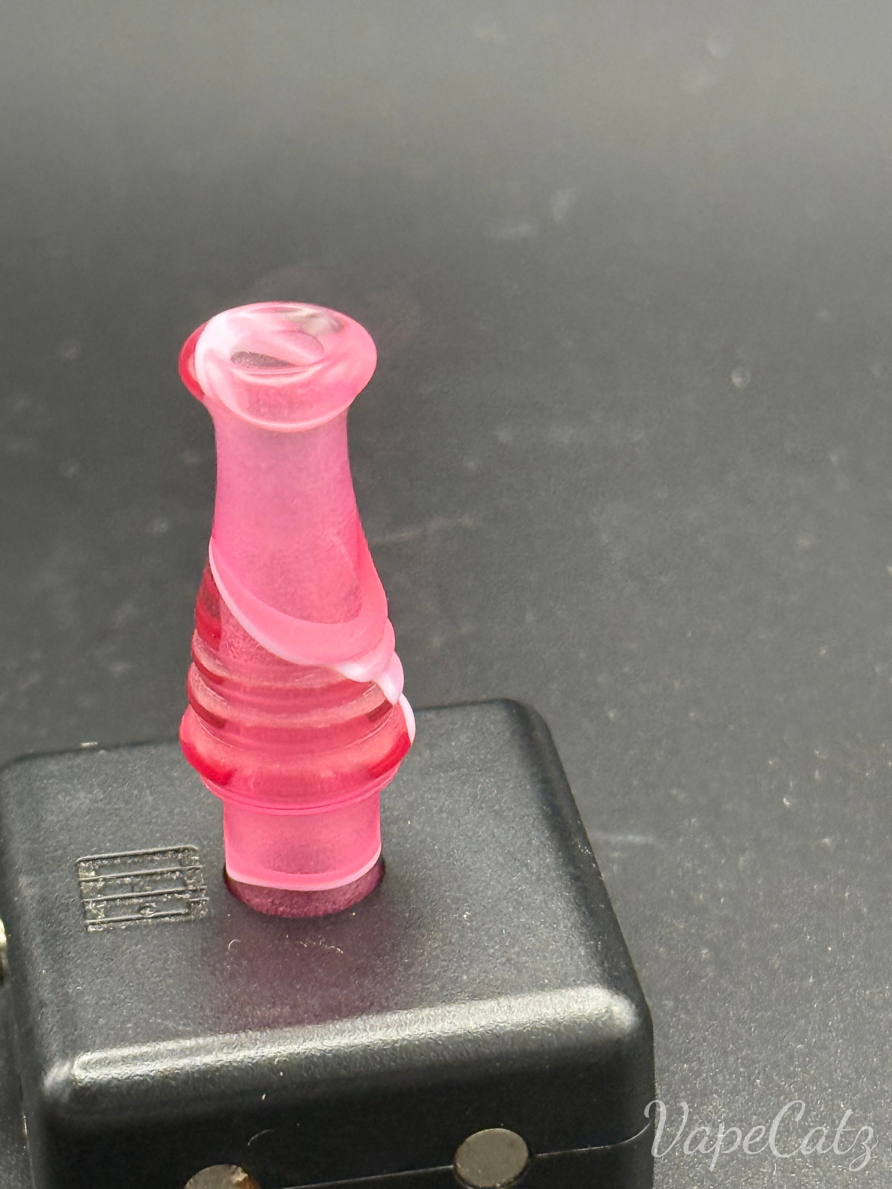 CE4 / CE5 Clearomizer Drip Tip Y9 Vape Accessories 510 Replacement Tips Frosted Pink 