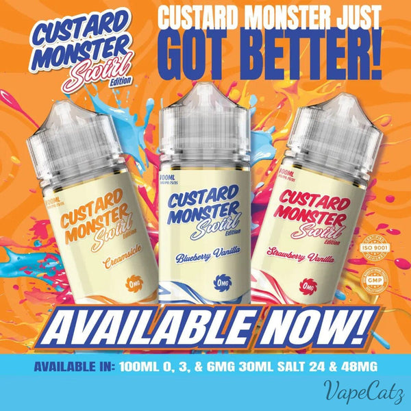 Custard Monster SWIRLs E-Liquid Custard Monster 