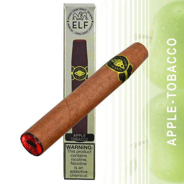 Elf Ecigar Disposable Wicked & Vivi's House Apple Tobacco 