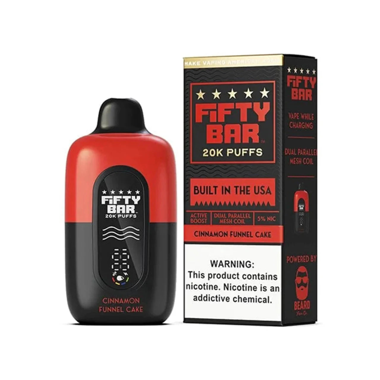 Fifty Bar USA Made Disposable Fifty Bar 