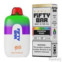 Fifty Bar USA Made Disposable Fifty Bar Rainbow Road 