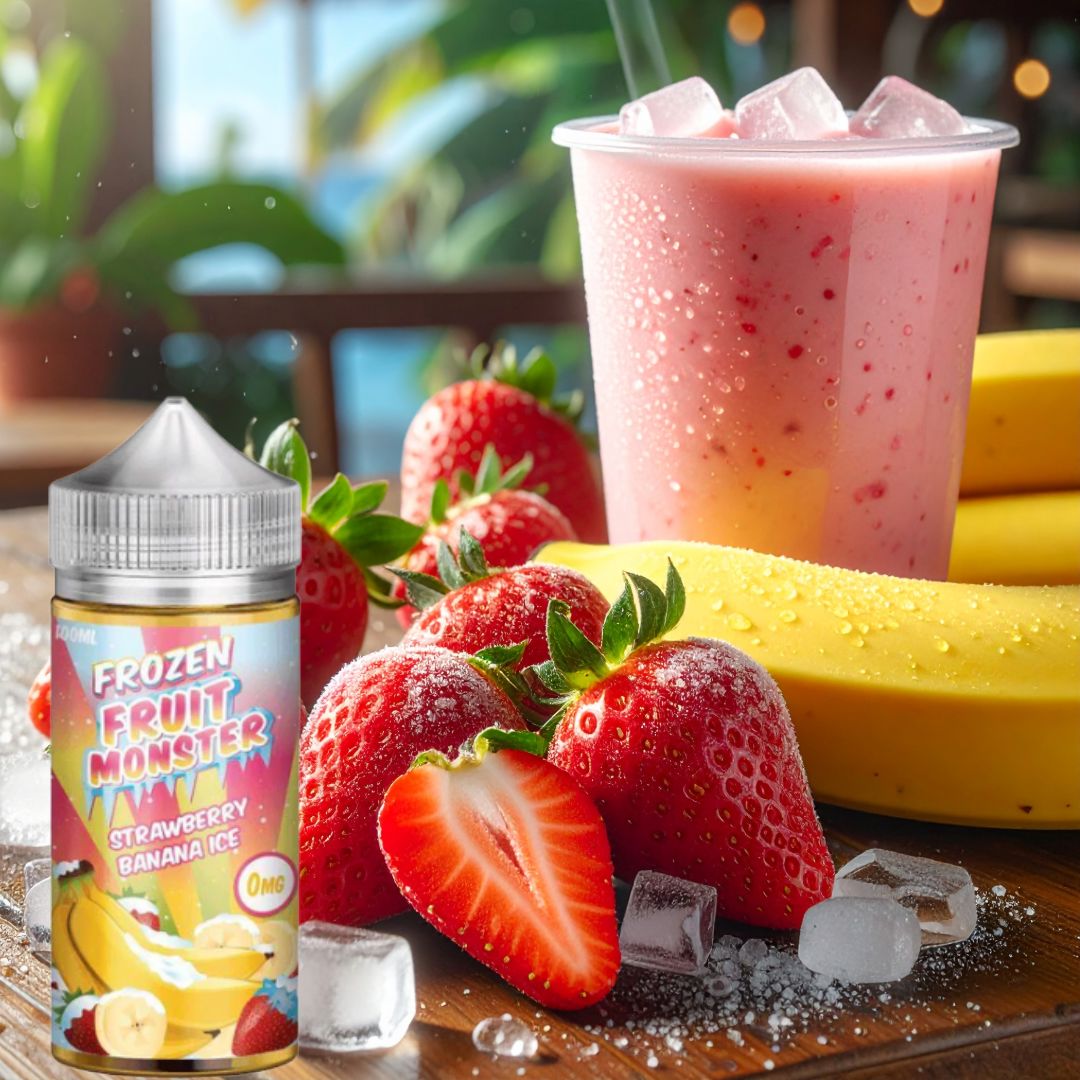 Frozen Strawberry Banana E-Liquid Frozen Fruit Monster 