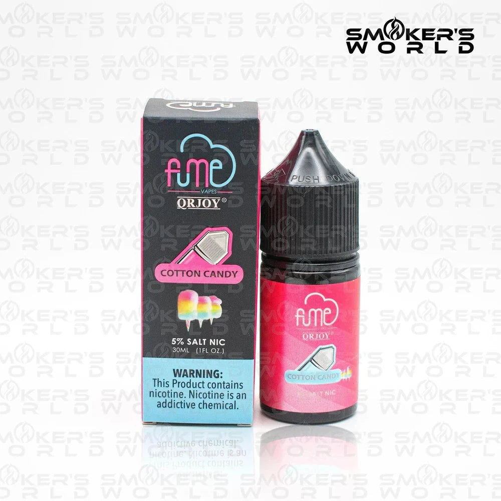 FUME E-Juice l Salt Nicotine 5% Nic 30 ML High Content Salt E-Liquid High Content Salt E-Liquid Cotton Candy 