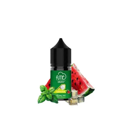 FUME E-Juice l Salt Nicotine 5% Nic 30 ML High Content Salt E-Liquid High Content Salt E-Liquid Lush Mint 