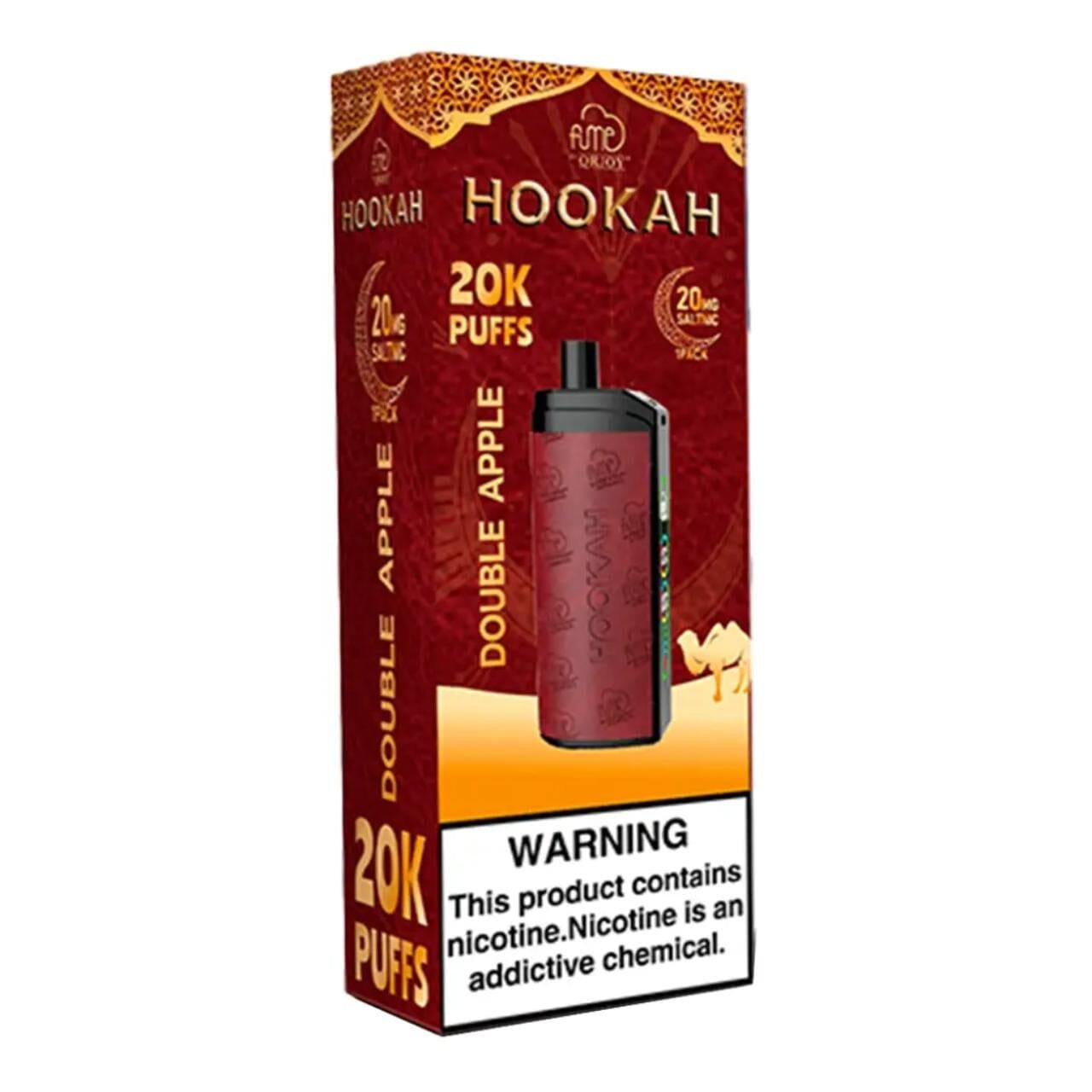 Fume Hookah 20MG OR 2% Nic 20000 Puffs Disposable Fume Double Apple 