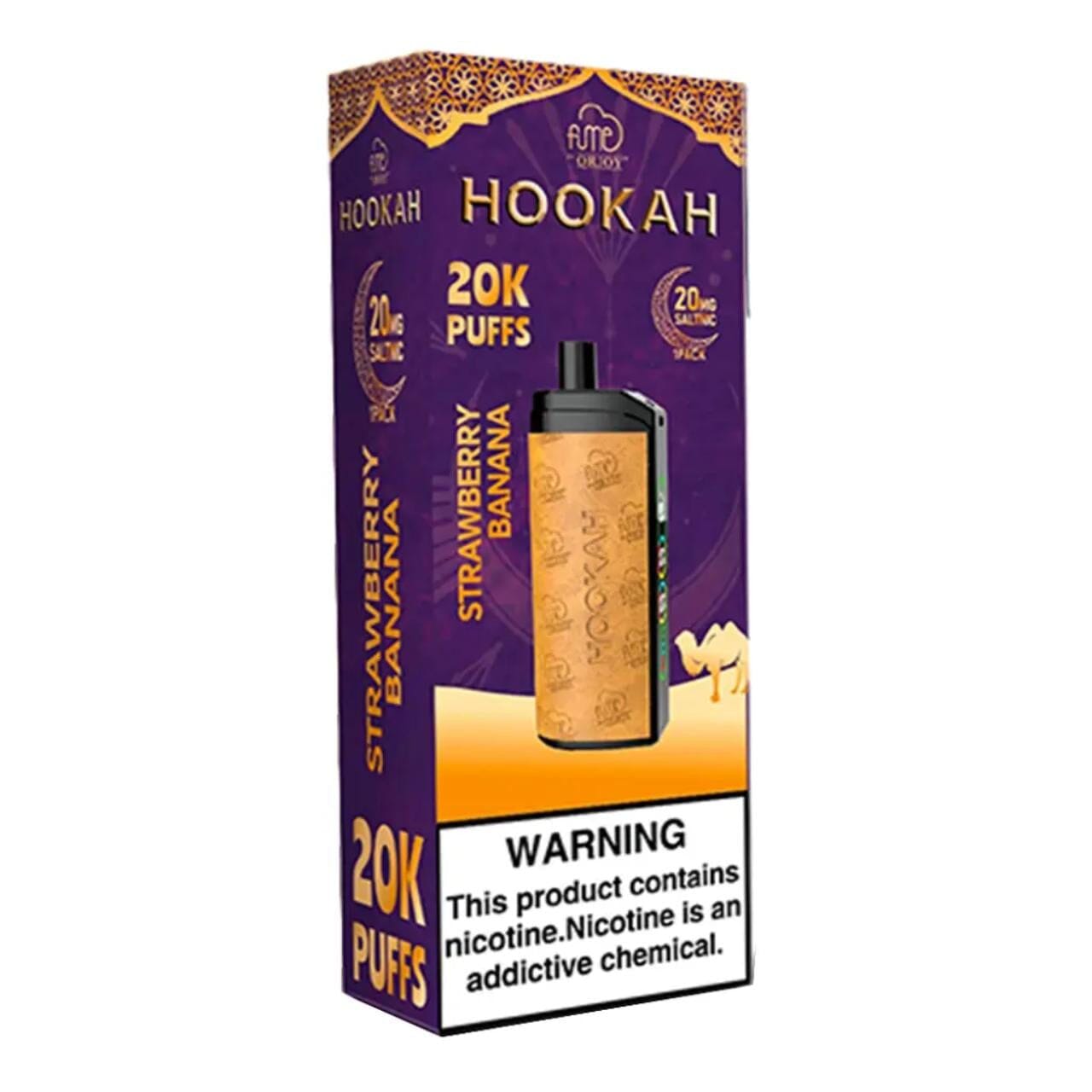 Fume Hookah 20MG OR 2% Nic 20000 Puffs Disposable Fume Strawberry Banana 