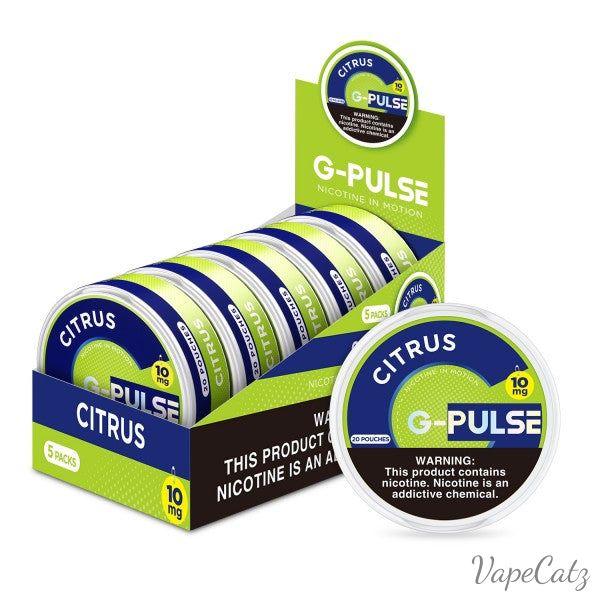 G - Pulse Pouches Pouches G Pulse Citrus 6mg Single Can 