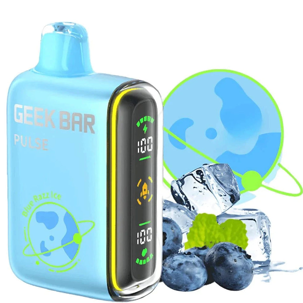 Geek Bar Pulse Disposable Wicked & Vivi's House Blue Raz Ice 