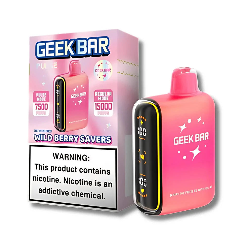 Geek Bar Pulse Savers Edition Disposable Wicked & Vivi's House Wild Berry Saver 