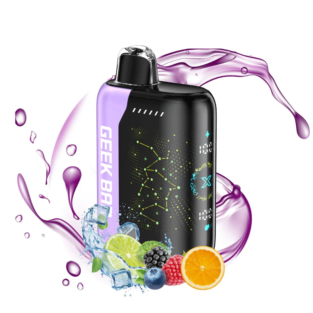 Geek Bar Pulse X Disposable Wicked & Vivi's House Lime Berry Orange 