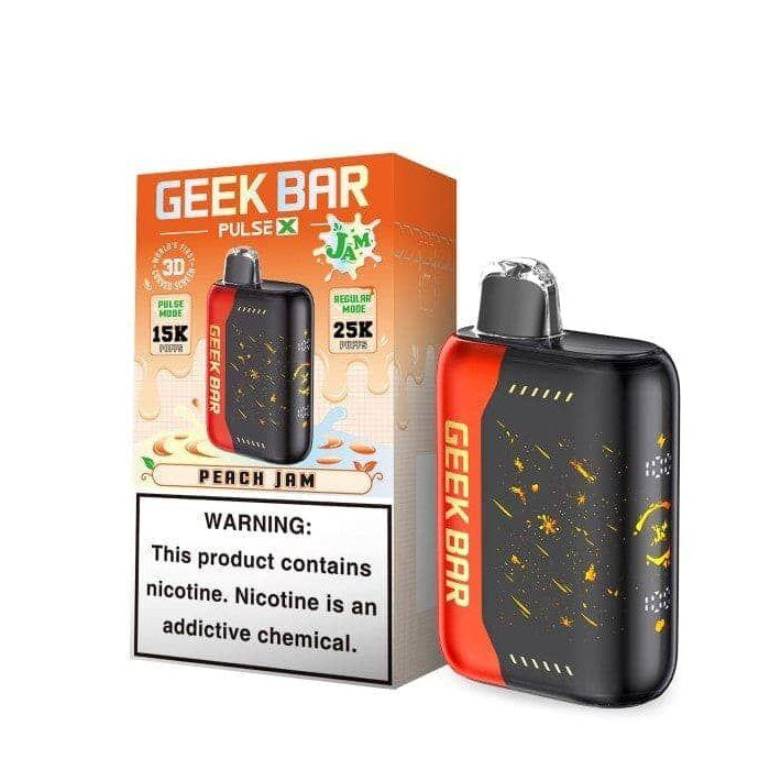 Geekbar X Pulse Jam Disposable e cig Source, LLC Peach Jam 