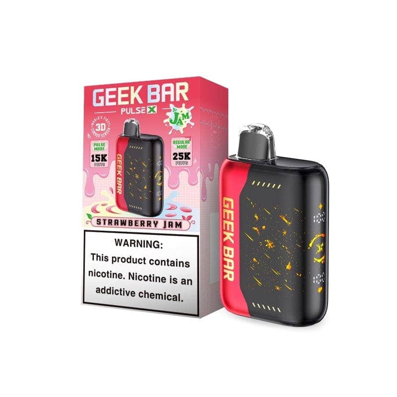 Geekbar X Pulse Jam Disposable e cig Source, LLC Strawberry Jam 