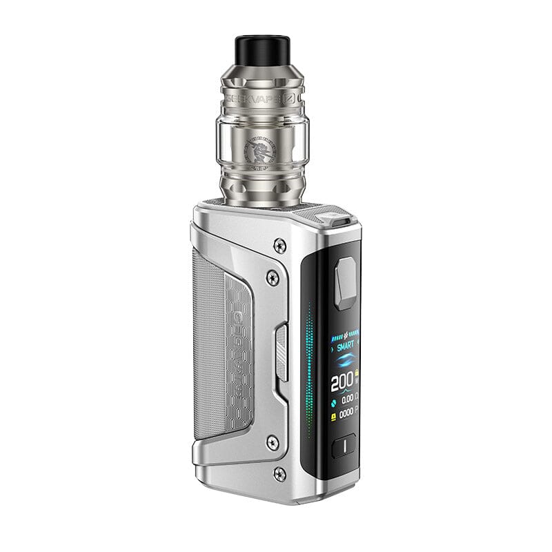 Geekvape Aegis Legend 5 Mod Kit with Z Sub Ohm Tank Atomizer 5.5ml Classic Collection Classic Collection Frost Silver 