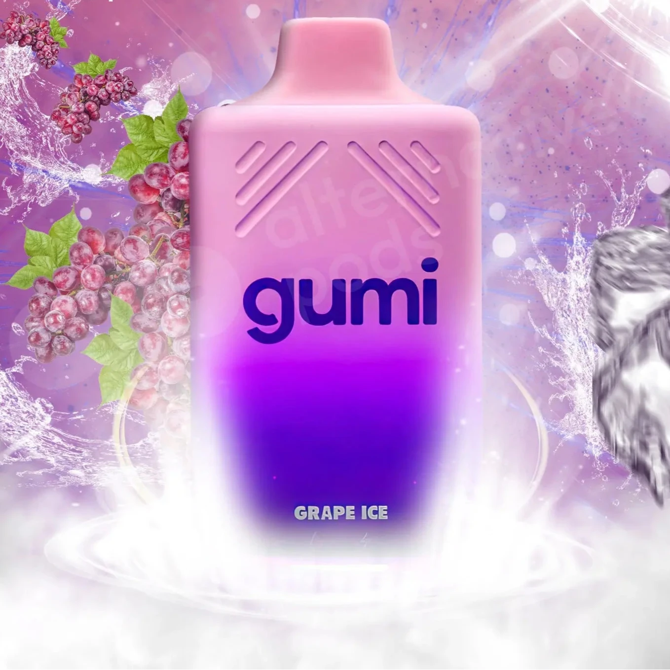 GUMI 8000 Disposable Vape US Made Disposable Gumi Grape Ice 