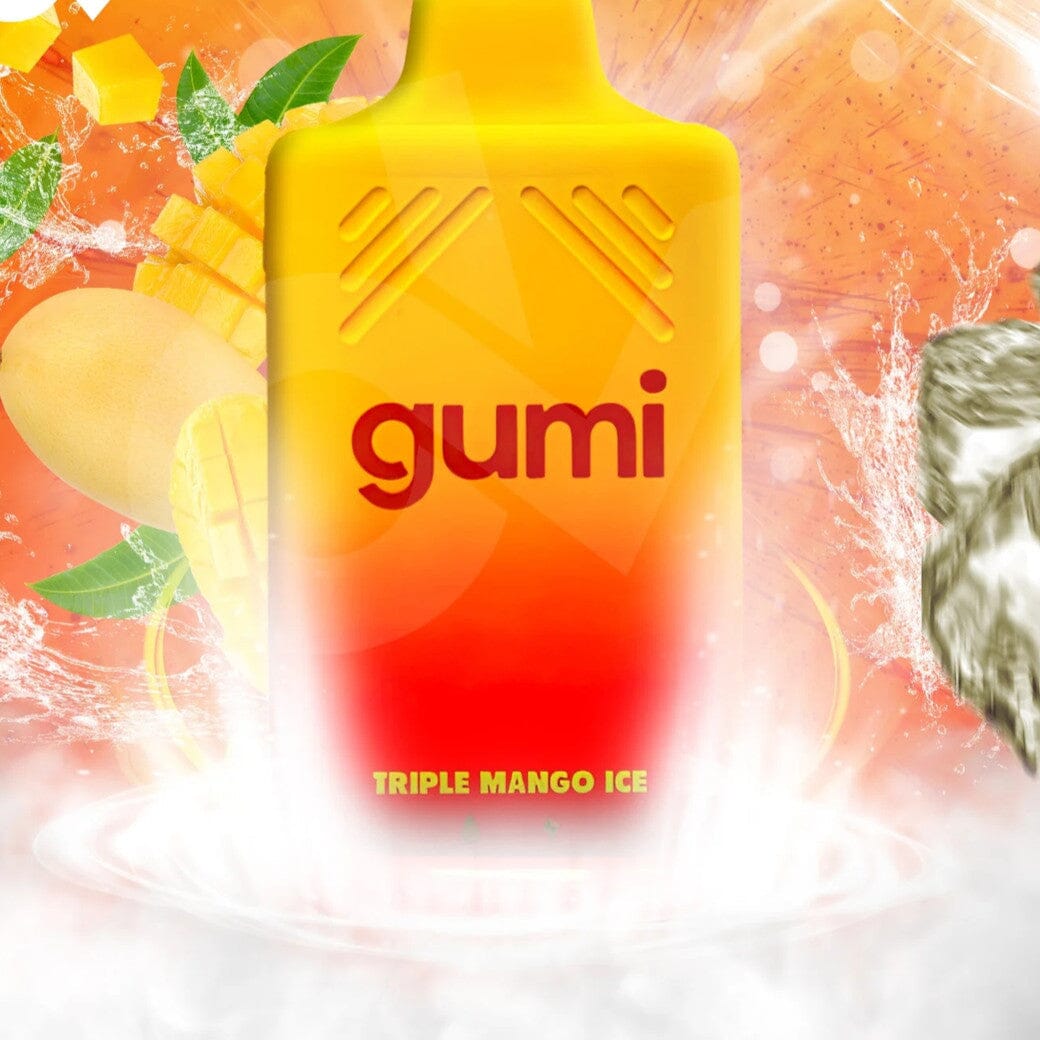 GUMI 8000 Disposable Vape US Made Disposable Gumi Triple Mango Ice 