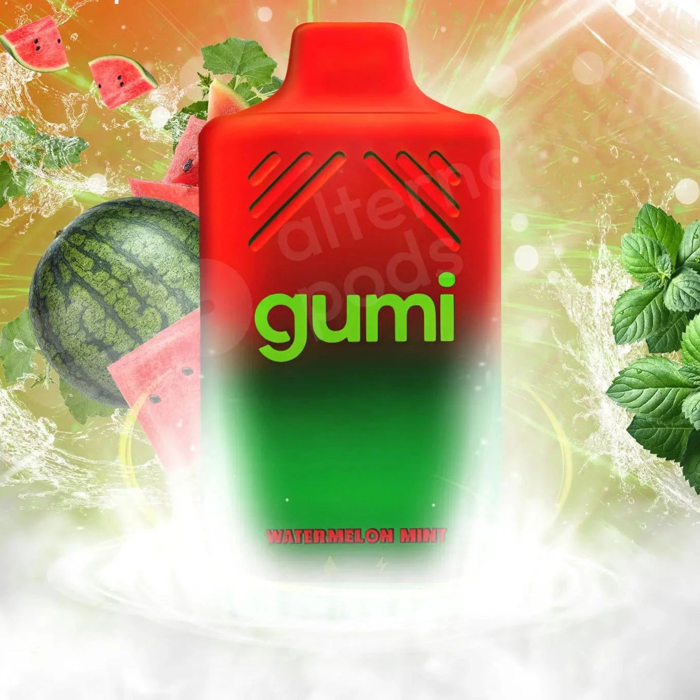 GUMI 8000 Disposable Vape US Made Disposable Gumi Watermelon Mint 