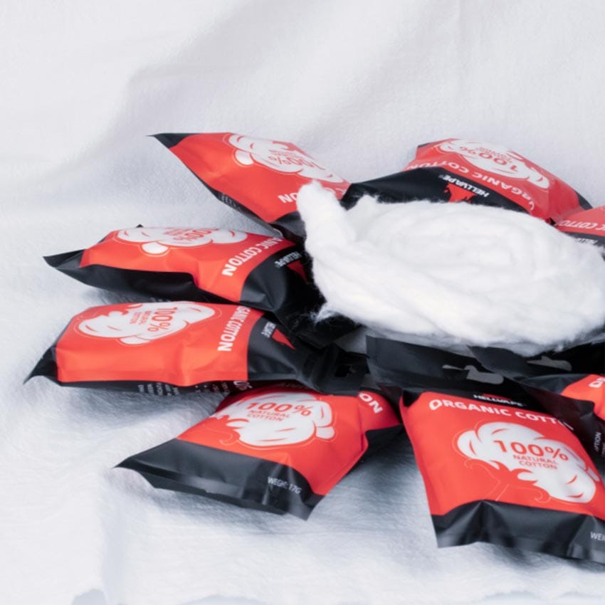HellVape Cotton 3mm Vape Accessories Cotton Puffs 
