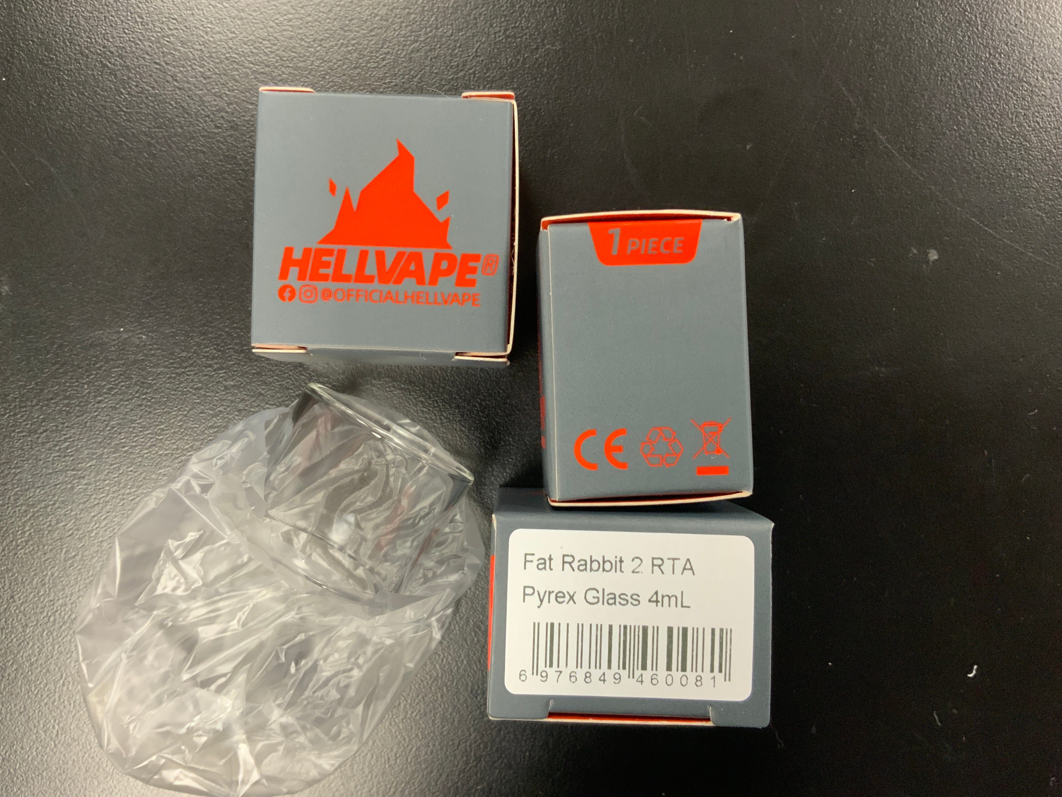 HellVape Fat Rabbit 2 or Dead Rabbit M RTA Replacement Glass Classic Collection Classic Collection 