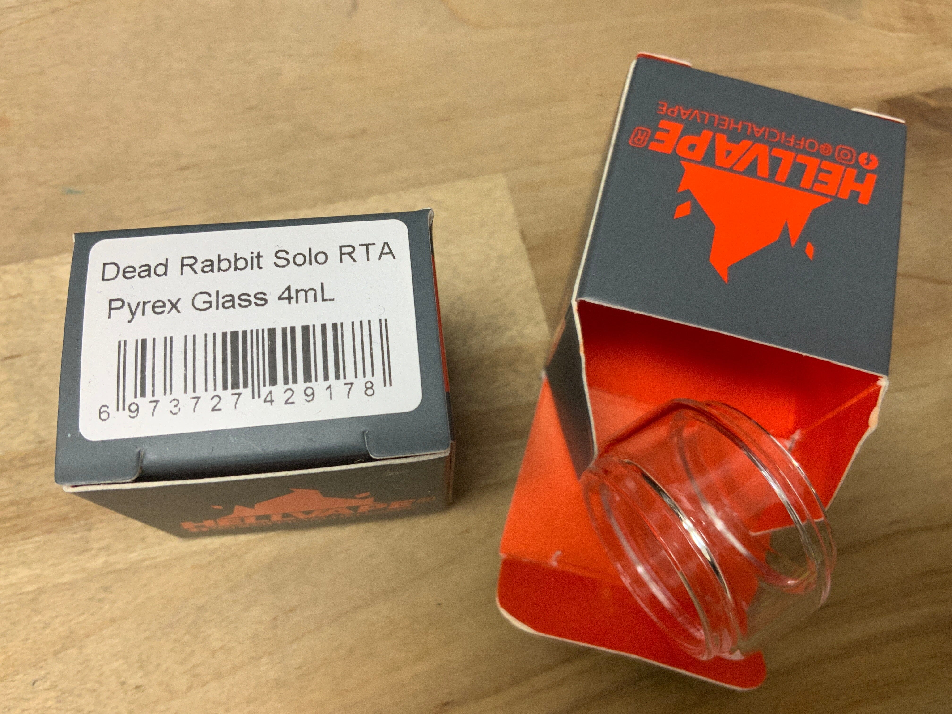 HellVape Fat Rabbit and Dead Rabbit Replacement Glass Classic Collection Classic Collection Dead Rabbit Solo RTA 4ml 