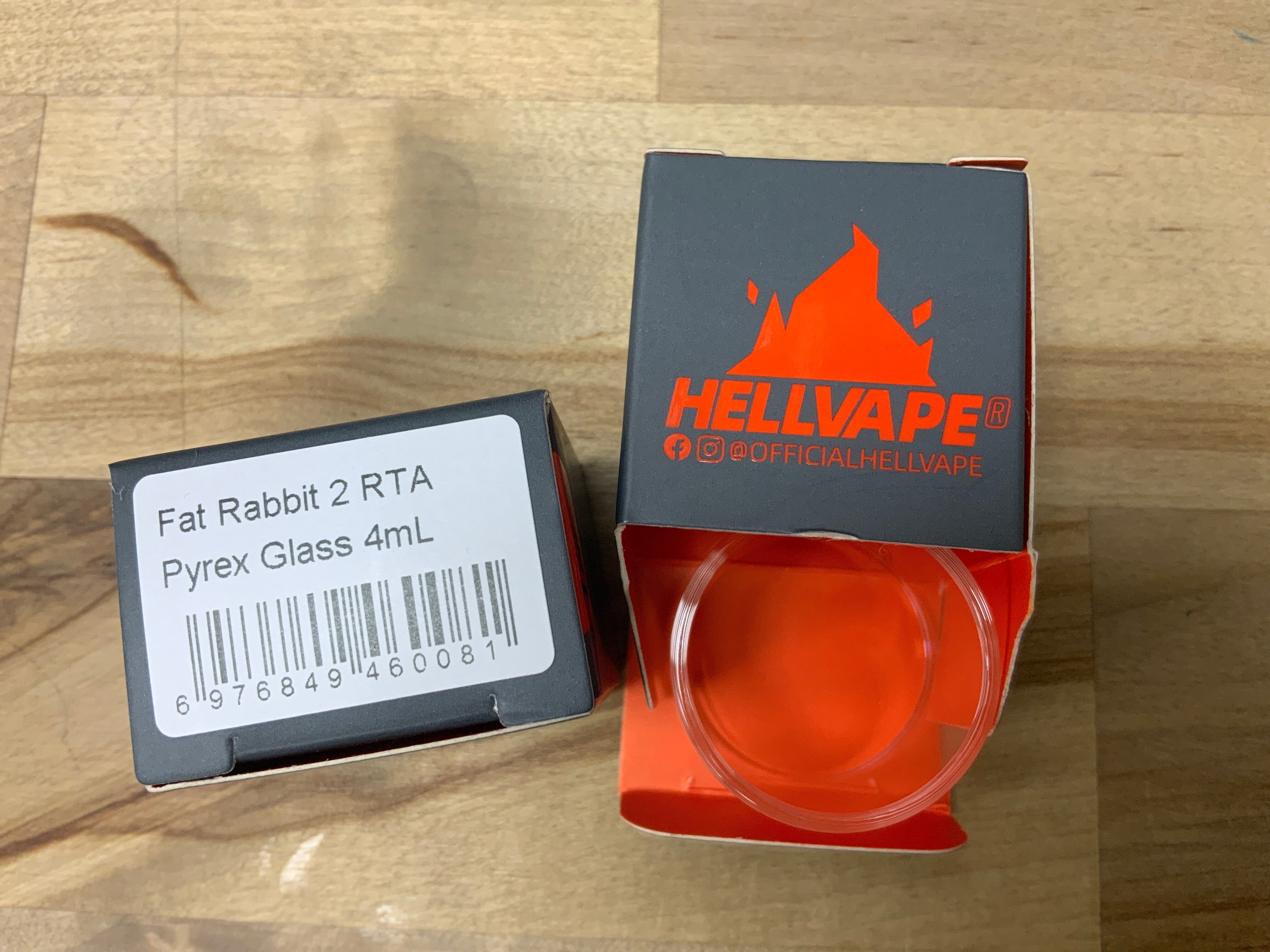 HellVape Fat Rabbit and Dead Rabbit Replacement Glass Classic Collection Classic Collection Fat Rabbit 2 RTA 4ml 