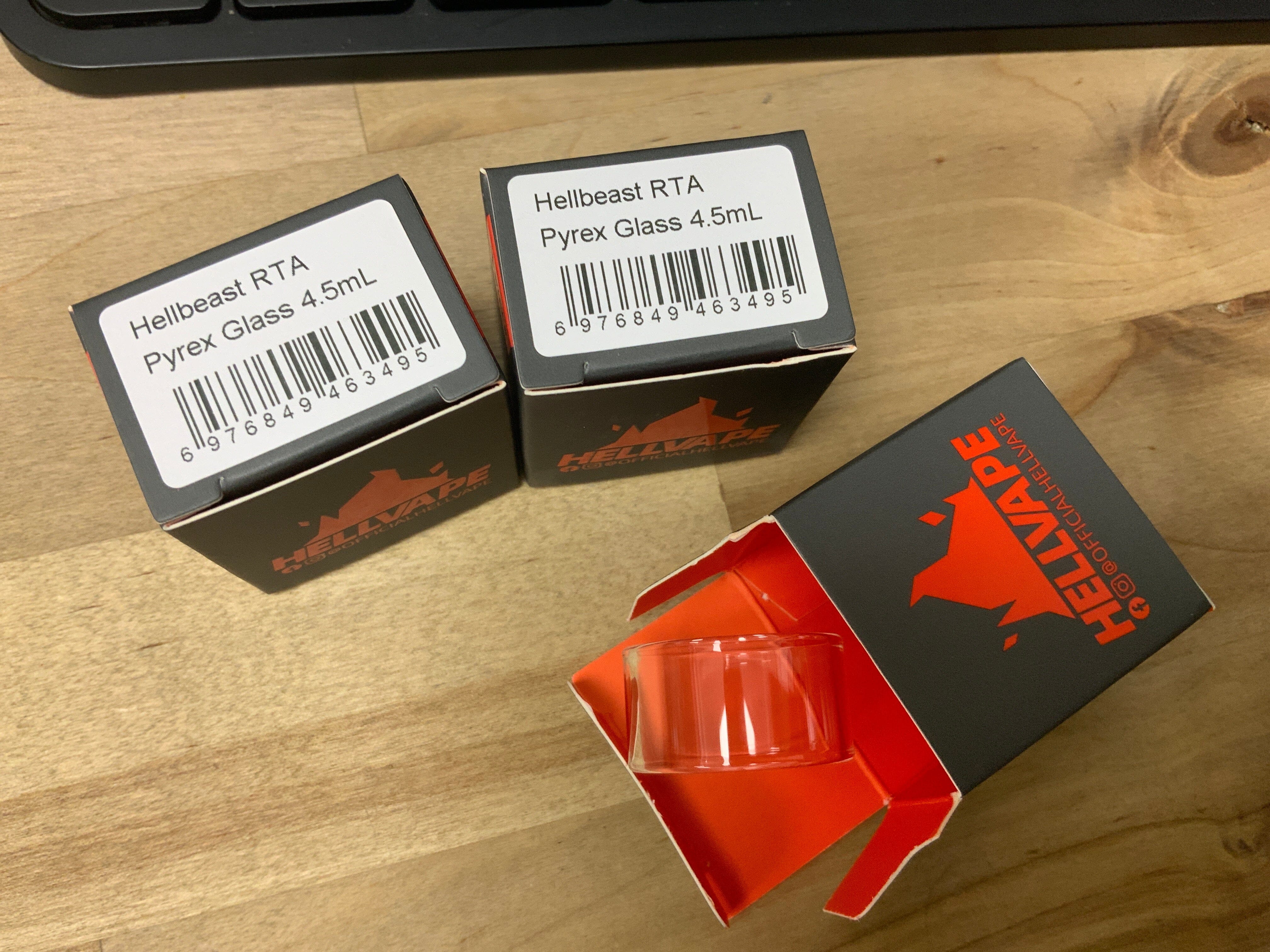 HellVape Fat Rabbit and Dead Rabbit Replacement Glass Classic Collection Classic Collection Hellbeast RTA 4.5ml 