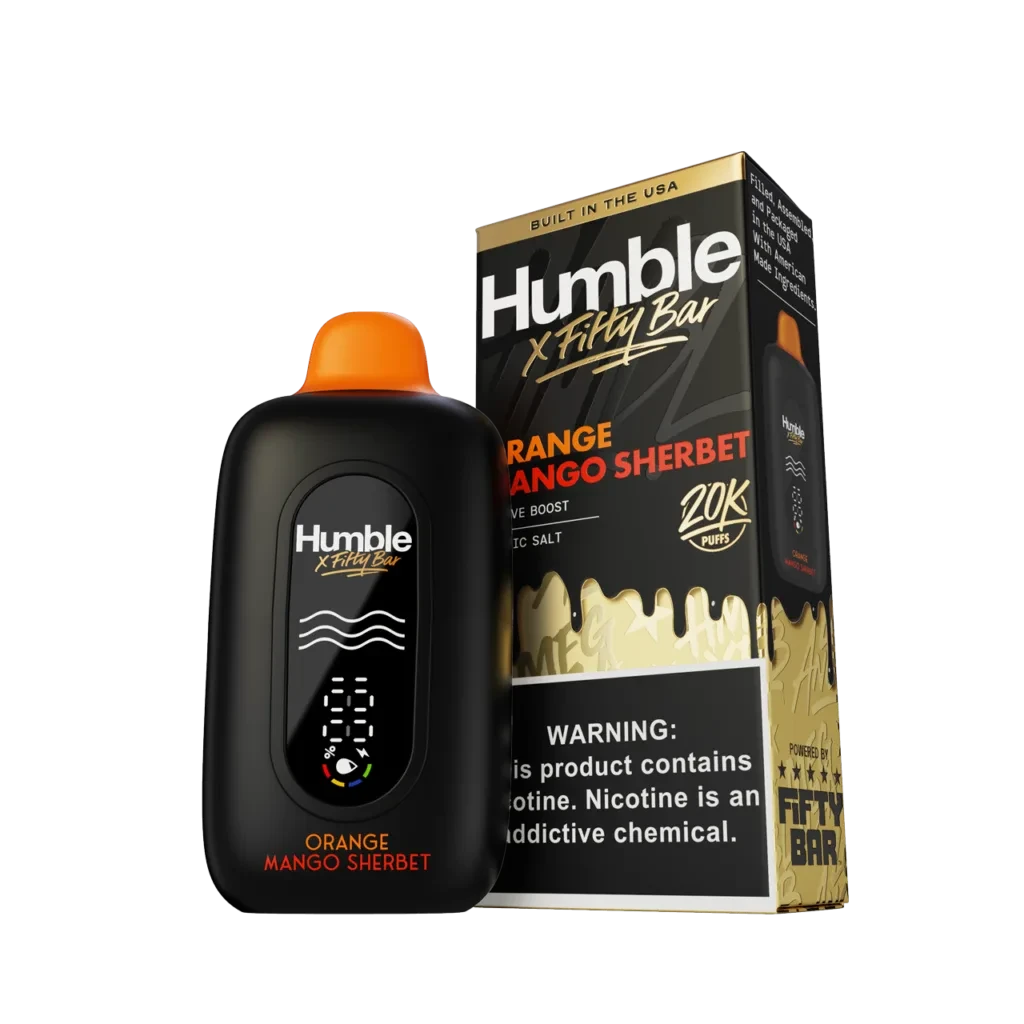 Humble X Fifty Bar Disposable Wicked & Vivi's House Orange Mango Sherbet 