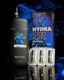 HYDRA 5000 PUFFS 3% DISPOSABLE VAPE Disposable Hydra Blue Energy 