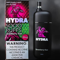 HYDRA 5000 PUFFS 3% DISPOSABLE VAPE Disposable Hydra Strawberry Kiwi 