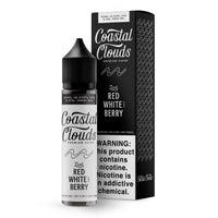 Iced Red, White, and Berry E-liquid Coastal Clouds 