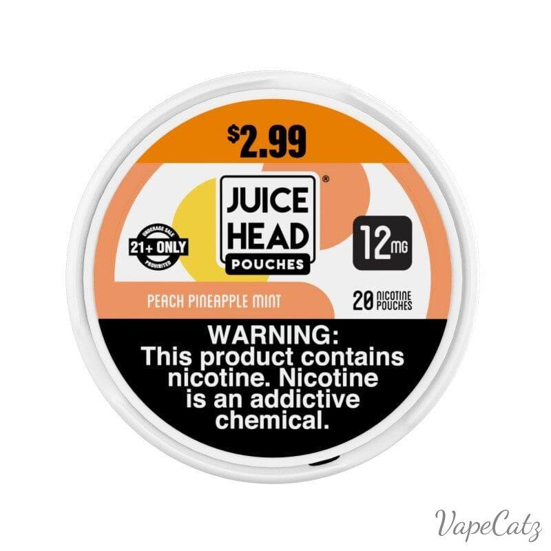 JuiceHead pouches Single Can Pouches Juice Pouch Peach Pineapple Mint 6mg Single Can