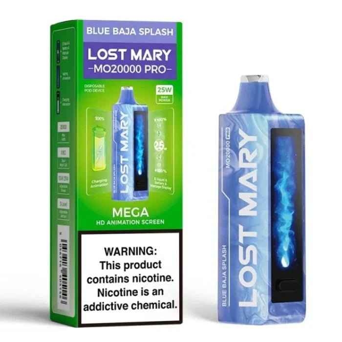Lost Mary 20000 Pro Disposable Wicked & Vivi's House Blue Baja Splash 