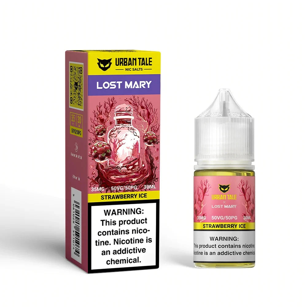 Lost Mary High Content Salt E-Liquid High Content Salt E-Liquid Strawberry Ice 35mg 
