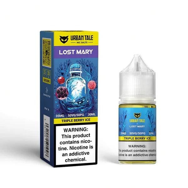 Lost Mary High Content Salt E-Liquid High Content Salt E-Liquid Triple Berry Ice 35mg 