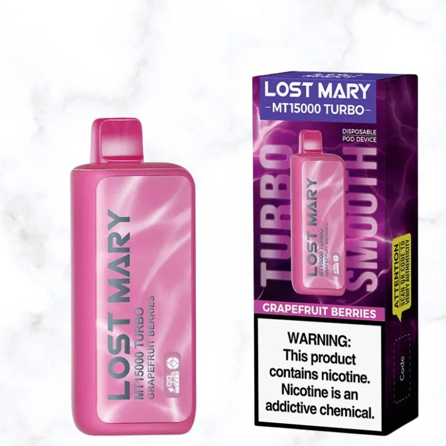 Lost Mary MT15000 Turbo Disposable 5% Disposable FunkyRepublic Grapefruit Berries 