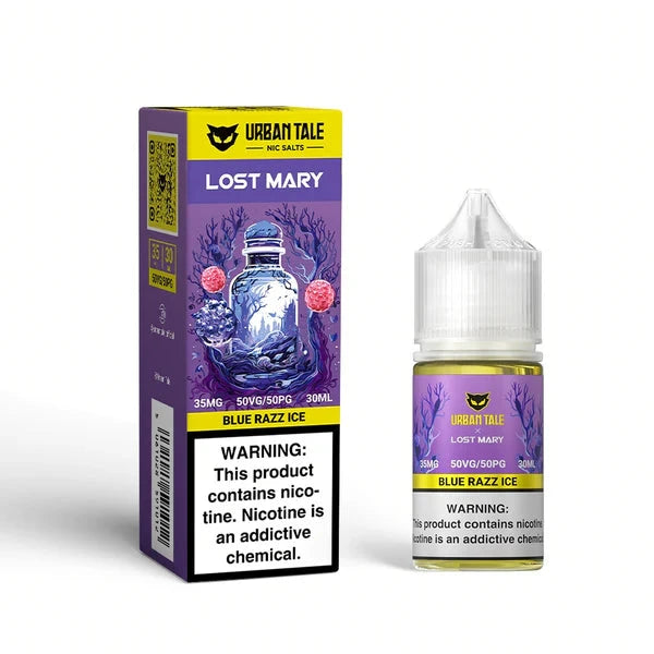 Lost Mary Salts High Content Salt E-Liquid High Content Salt E-Liquid Blue Razz Ice 50mg 