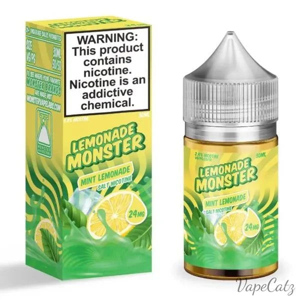 Monster Labs Salt High Content Salt E-Liquid High Content Salt E-Liquid 24mg Mint Lemonade 