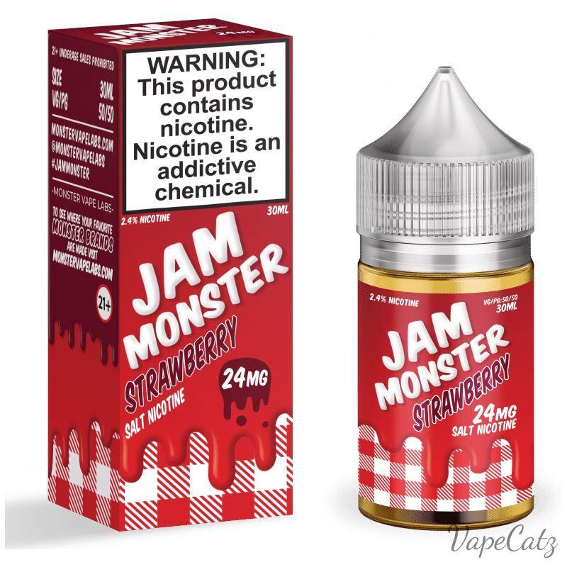Monster Labs Salt High Content Salt E-Liquid High Content Salt E-Liquid 24mg Strawberry Jam 