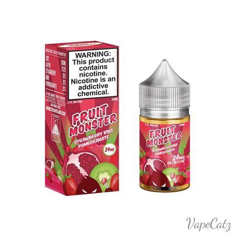 Monster Labs Salt High Content Salt E-Liquid High Content Salt E-Liquid 24mg Strawberry Kiwi Pomegranate 