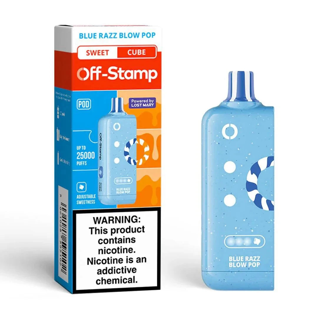 Off-Stamp Kits And Pods Disposable Wicked & Vivi's House Popping Blue Razz Pod 