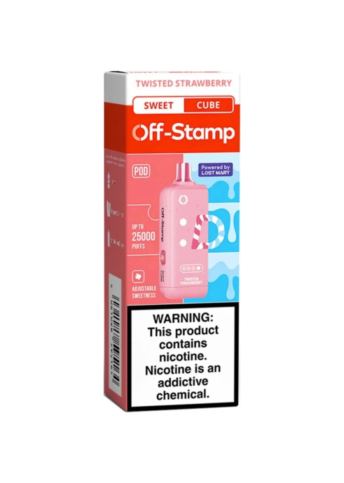 Off-Stamp Kits And Pods Disposable Wicked & Vivi's House Twisted Strawberry Pod 