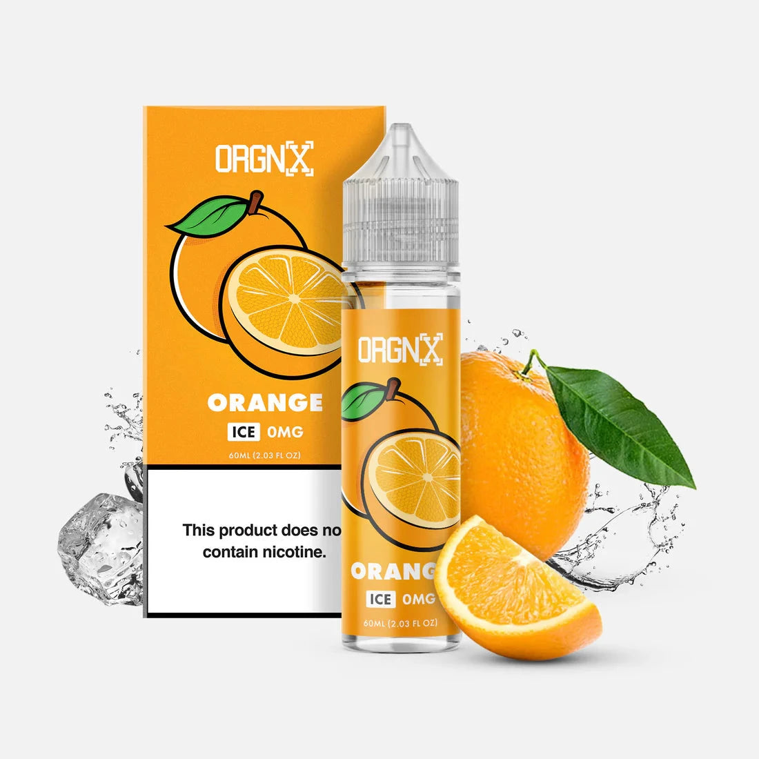 Orange Ice E-Liquid 60mL E-liquid ORGNX 