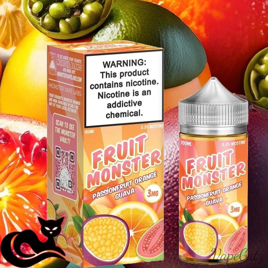 Passionfruit Orange Guava E-Liquid Fruit Monster 
