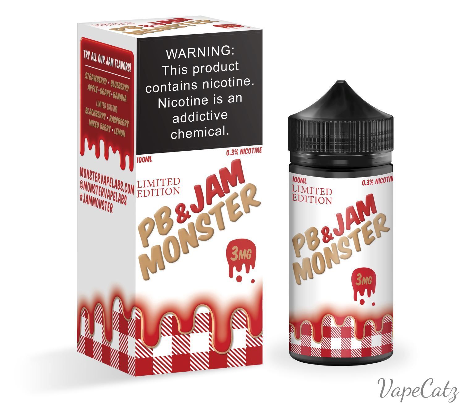 PB & Jam Strawberry E-Liquid PB&Jam 