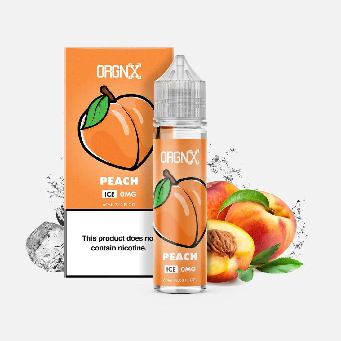 Peach Ice E-Liquid 60mL E-liquid ORGNX 