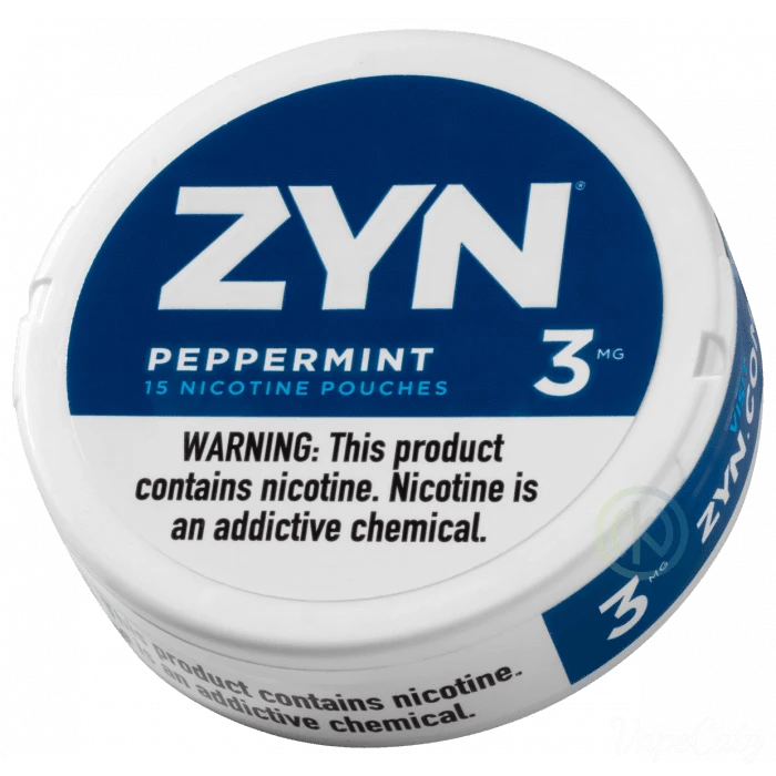 Peppermint Pouches Zyn 3mg 