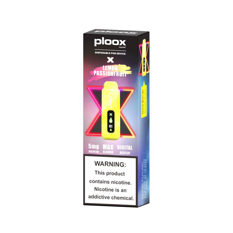 Ploox X Edition 5mg or 0.5% Disposable Wicked & Vivi's House Lemon Passionfruit 