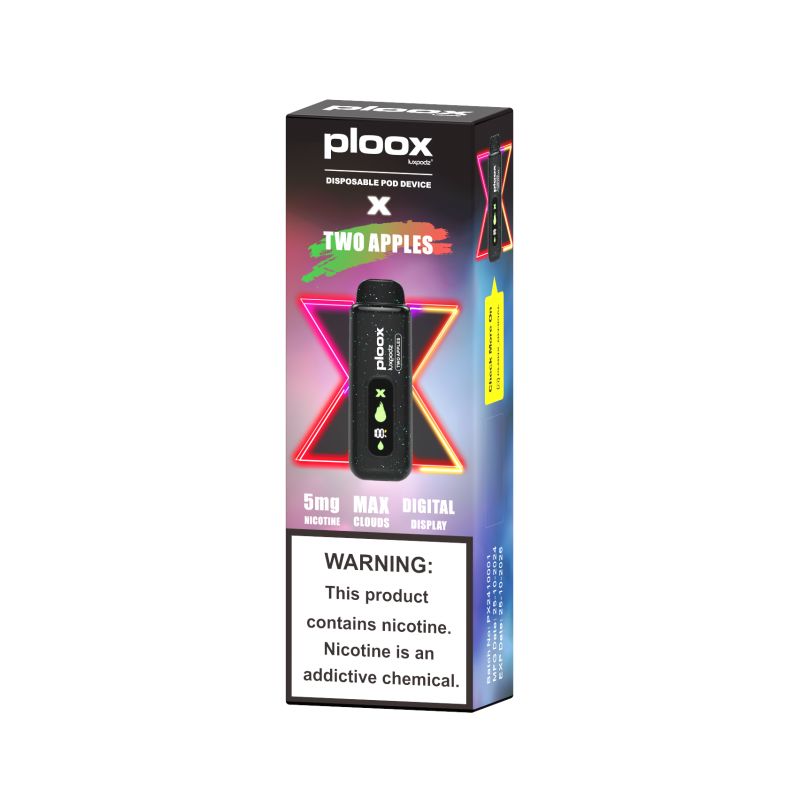 Ploox X Edition 5mg or 0.5% Disposable Wicked & Vivi's House Two Apples 