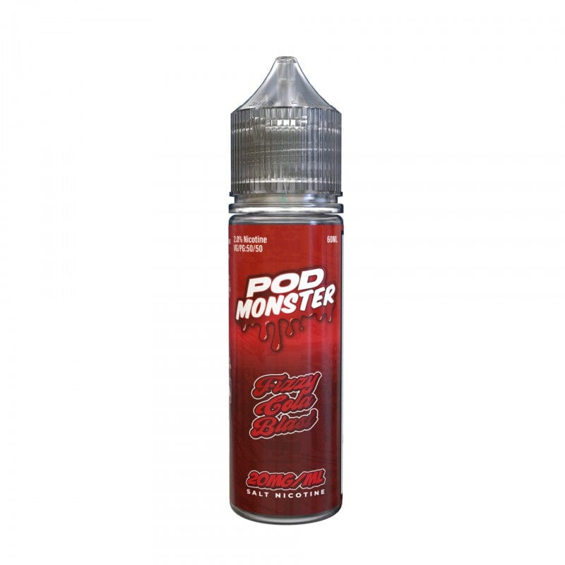 Pod Monster Salts 60ml High Content Salt E-Liquid High Content Salt E-Liquid 20mg Fizzy Cola 